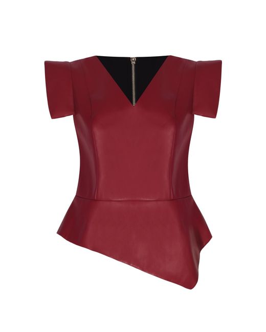 Mirimalist Red Concrete Bustier