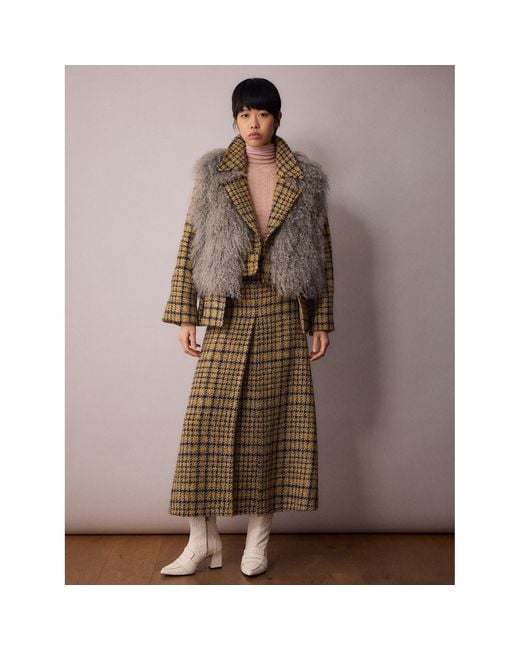Amanda Thompson Couture Gray Colette Gilet Stone