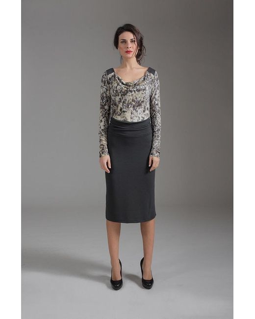 Conquista Black Long Sleeve Dress