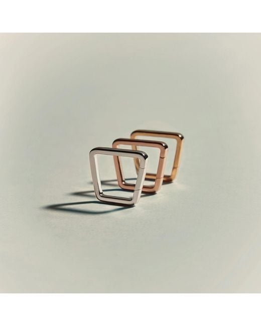 Onia Metallic Trapezoid Ring Lock