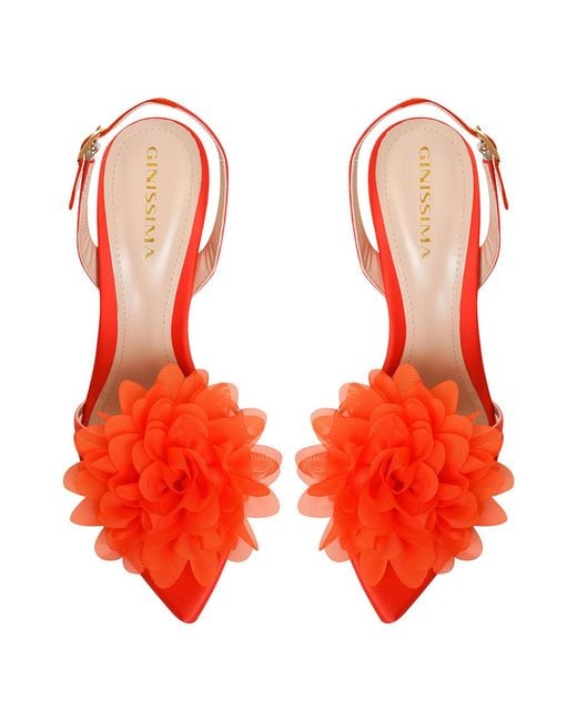 Ginissima Red Julia Sandals