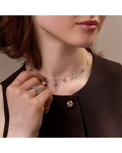 Dower & Hall Metallic Nomad Disc Choker Necklace