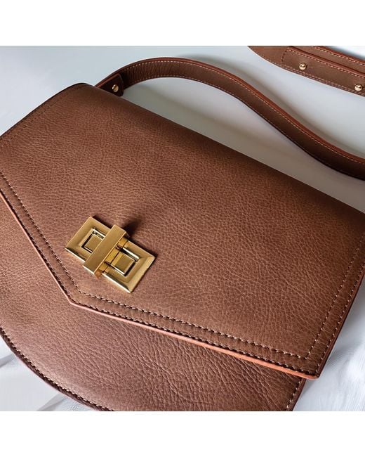 Deanog Brown Crossbody Bag Xaya Moss