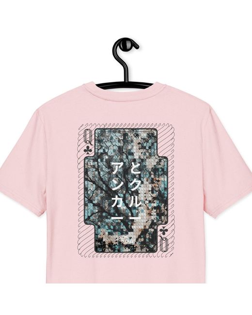 Anchor and Crew Pink Cotton Three Japan Gurafiku Organic Cotton T-Shirt
