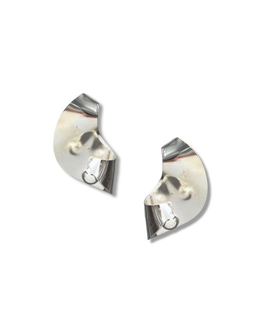 Jaredjamin Metallic Onda Ball Earrings