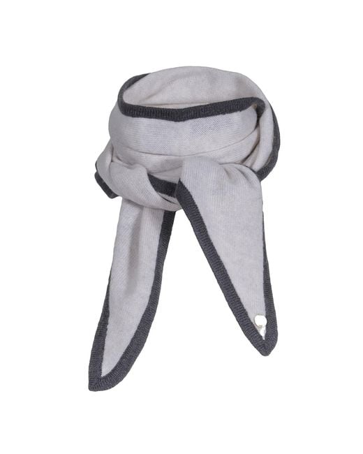 tirillm Gray Ayla Small Neck Scarf