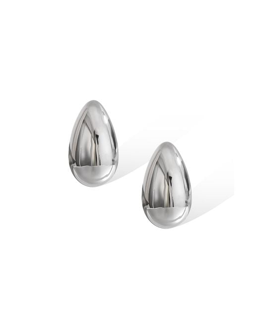 Retro Chic Metallic Drop Earrings