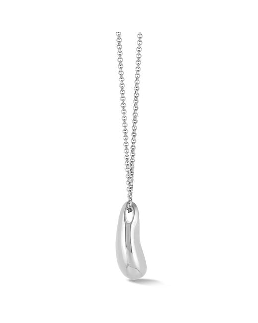 Dower & Hall Metallic Waterfall Droplet Necklace for men