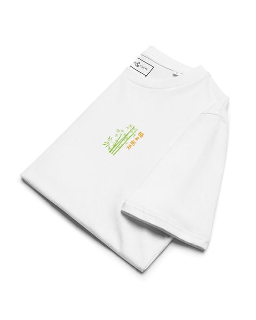 Anchor and Crew Green Great Wall Of China Landmark Organic Cotton T-Shirt for men