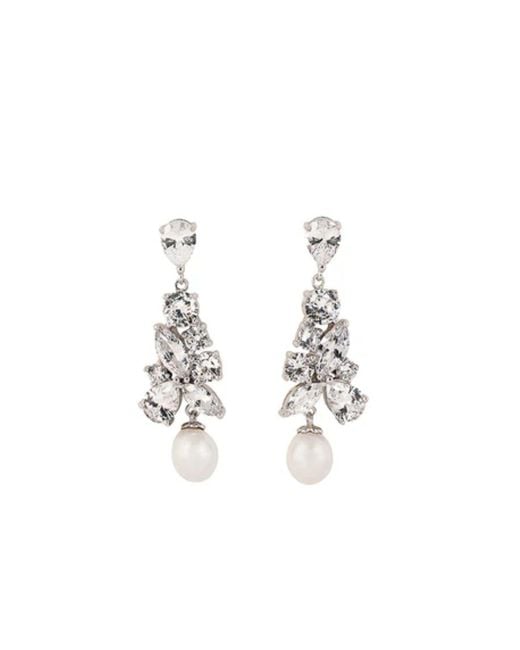 Stephanie Browne Australia White Regalia Madame Pearl Earrings