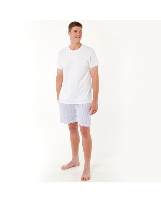 Lounge White Organic Cotton T-Shirt for men