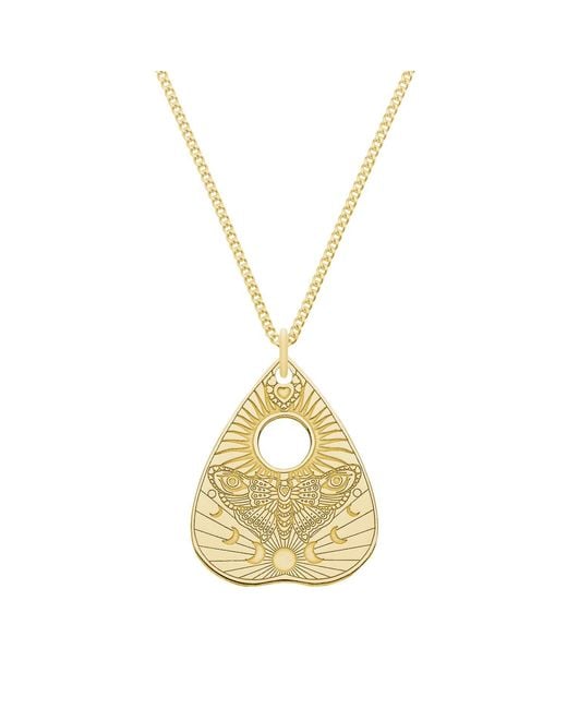 CarterGore Metallic Small Solid Moth Planchette
