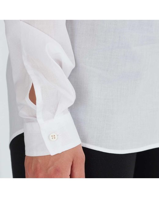 GROBUND White The Edith Shirt