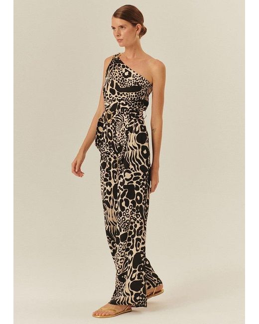 Exquise White Katalina Jumpsuit With Belt