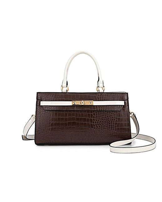 Mkf Collection - J'omor Brown Colby Satchel Bag
