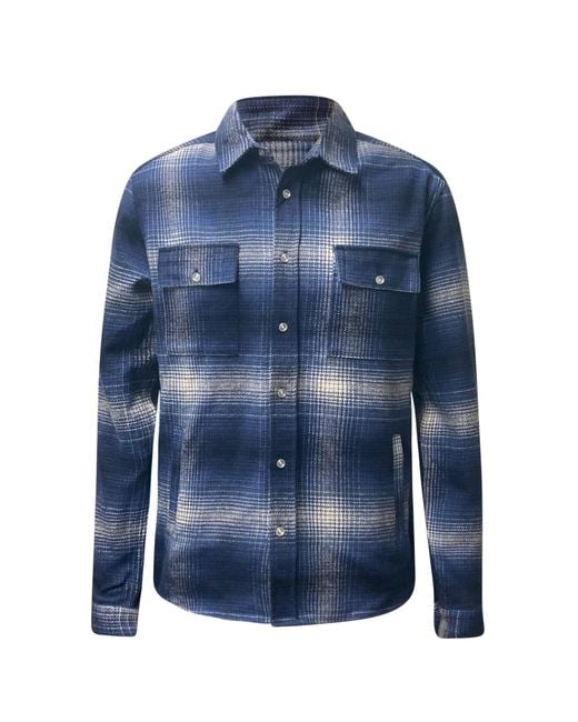 Vustra Blue Tahoe Overshirt for men