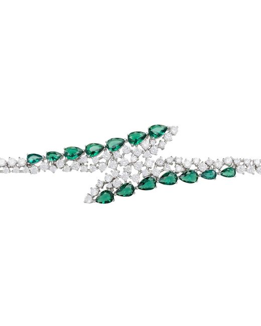 Latelita London Green Baroness Tennis Bracelet Emerald