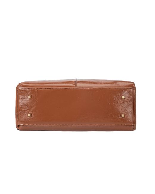 Mkf Collection - J'omor Brown Yareli Tote Bag With Mini Bag- 2-Piece Set