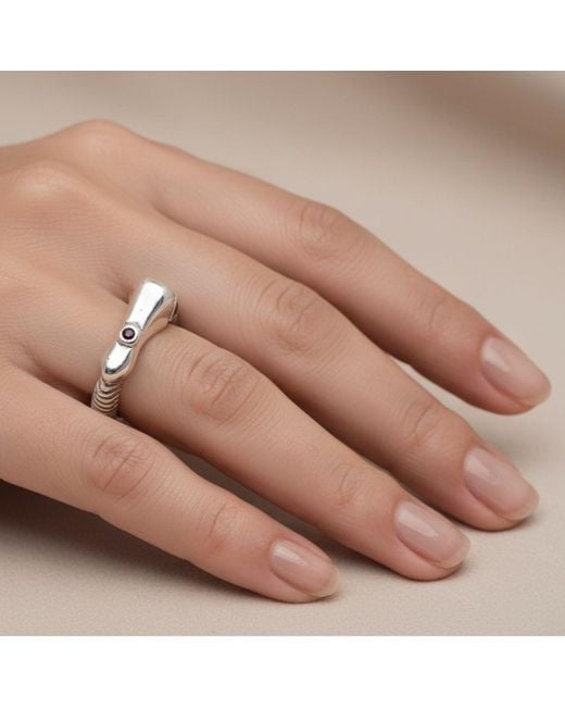 Tg-Jewellery by Tamara Gervasio Blue Organic Matter Ring Ruby