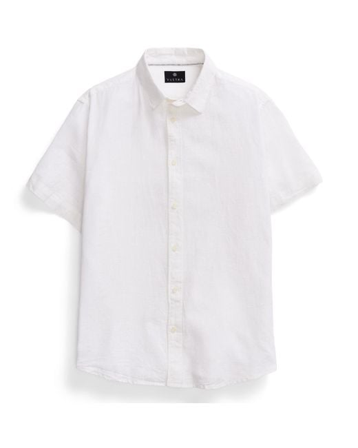 Vustra White Cloud- Linen Shirt for men
