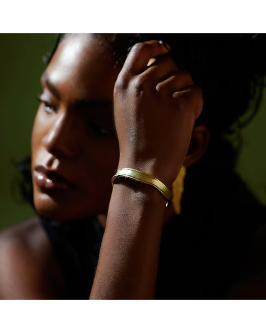 Janus Edinburgh Metallic Quoich Thick Vermeil Bangle