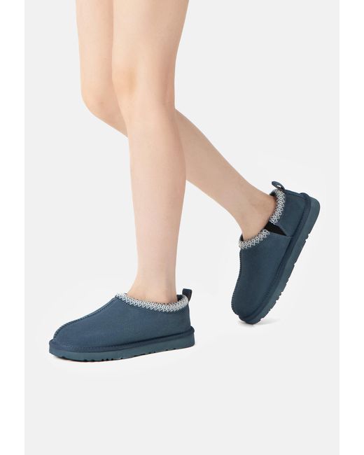 EverAu Australia Blue Wigeon Leather Slippers