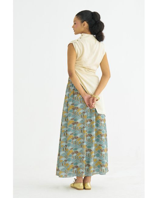 Maison Qala Green Neutrals Buttercup Co-Ord Set