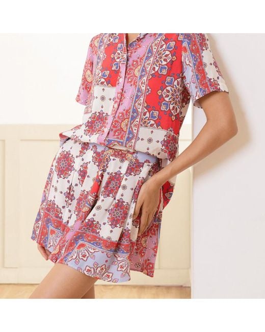 Yumi Kim Red Rosebud Shorts