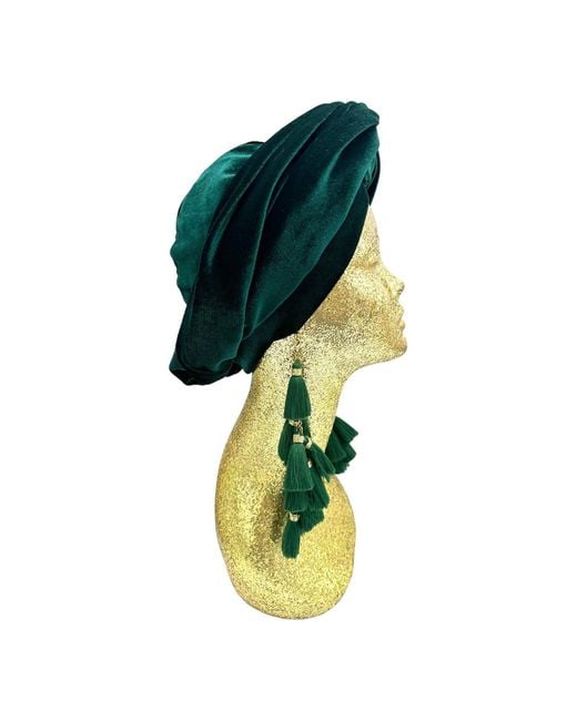 Julia Clancey Green Forest Chacha Turban