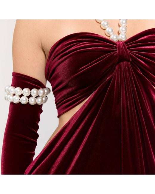 Nur Karaata Red Royal Ancestry Dress