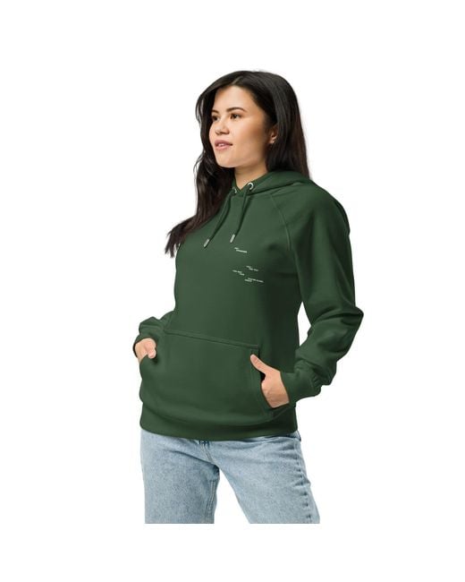 Anchor and Crew Green Bottle Seven You Are Enough X Mental Health Editions Organic Cotton Hoodie