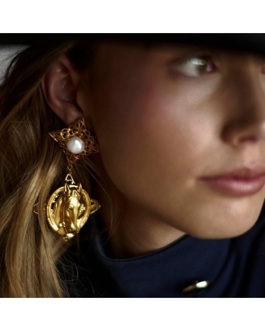 Stephanie Browne Australia Metallic The Belmont Earrings