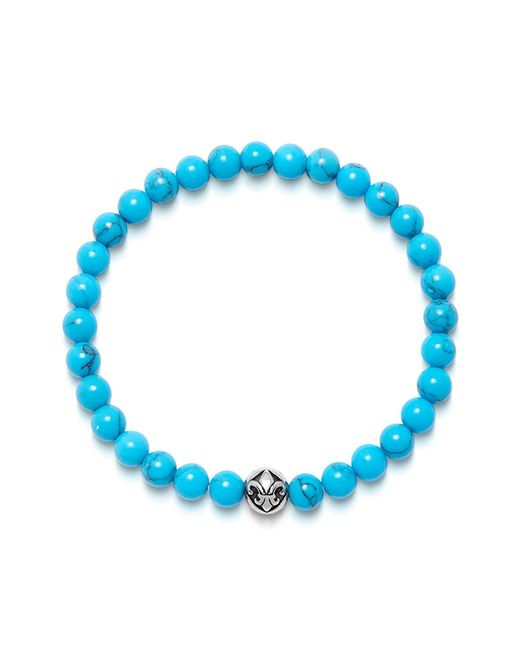 Nialaya Blue Wristband With And for men