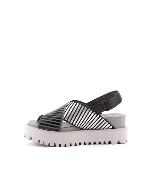 United Nude Gray Rico X Sandal