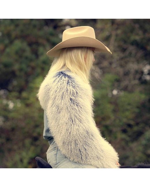 Shaded the Label Natural Neutrals Looe Cream Cowboy Hat