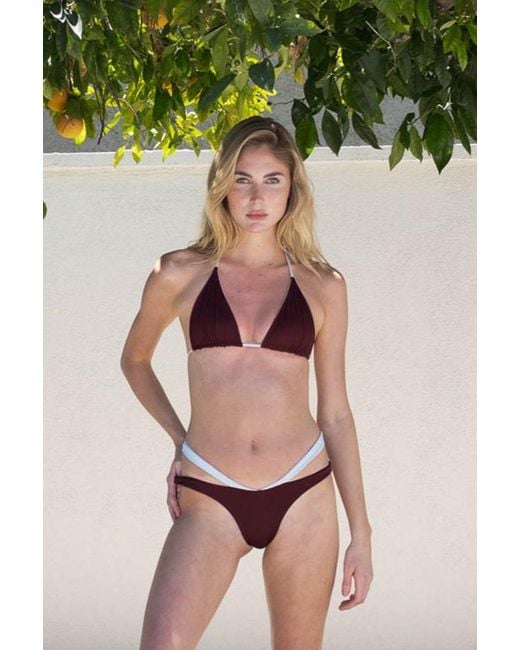 Belletage Swimwear Purple The Malibu Barbie Reversible Bikini Bottom