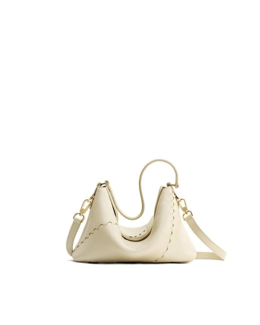 Orange Cube Natural Vina Shoulder Bag