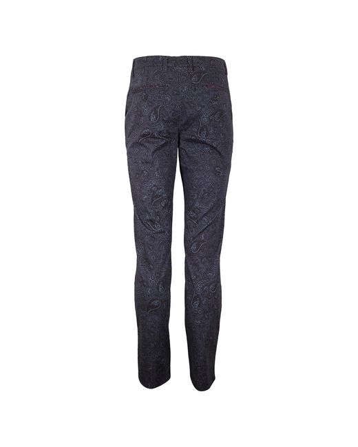Lords of Harlech Blue Jack Montgat Paisley Pant for men