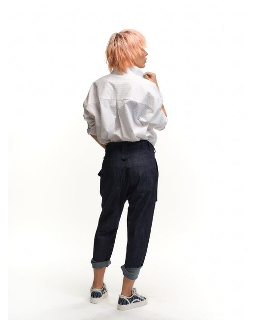 Clothes by Locker Room White Swiss-Dot Button-Down Shirt