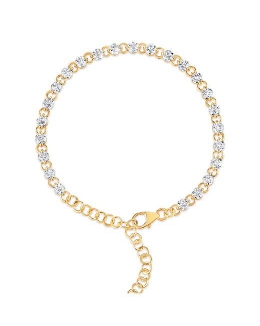 Dinny Hall Metallic Shuga Lab-Created Diamond Tennis Bracelet