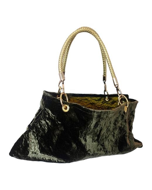 Romer Millinery Black Morphy Moldable 3 Way Handle Bag
