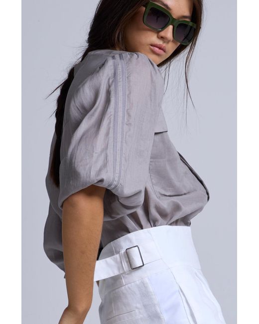 Dref Multicolor Neutrals Santorini Relaxed Shirt