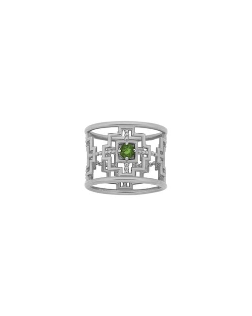Zoe & Morgan White Centred Ring