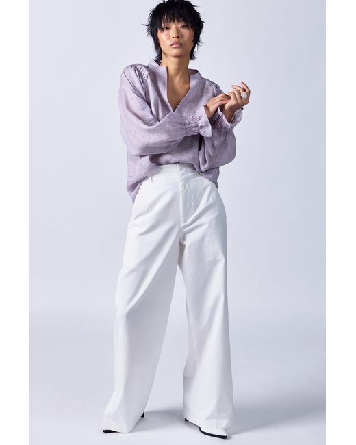 Dref Purple Julep Blouse