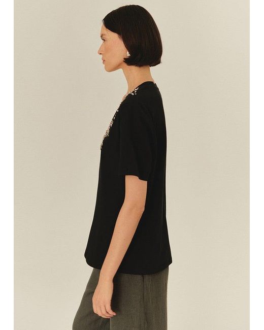Exquise Black Mallory Tshirt