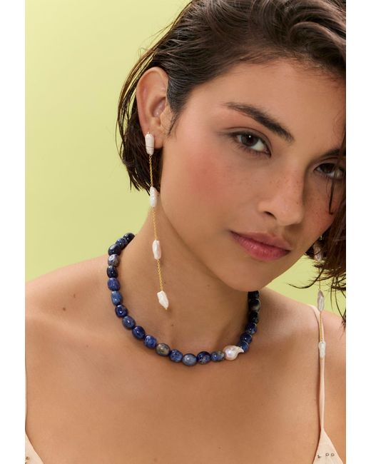 Lavani Jewels Blue Necklace Nereida