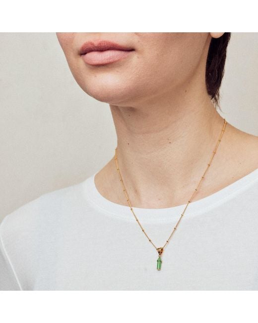 Après Youth Metallic Rocket Charm Necklace