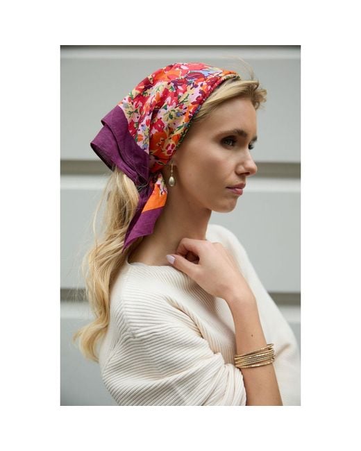 Saachi Orange Lenni Oversized Bandana