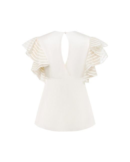 Emma Wallace White Fei Top