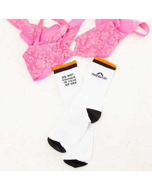 Monosuit White Sacks Socks Cotton Size 39-41